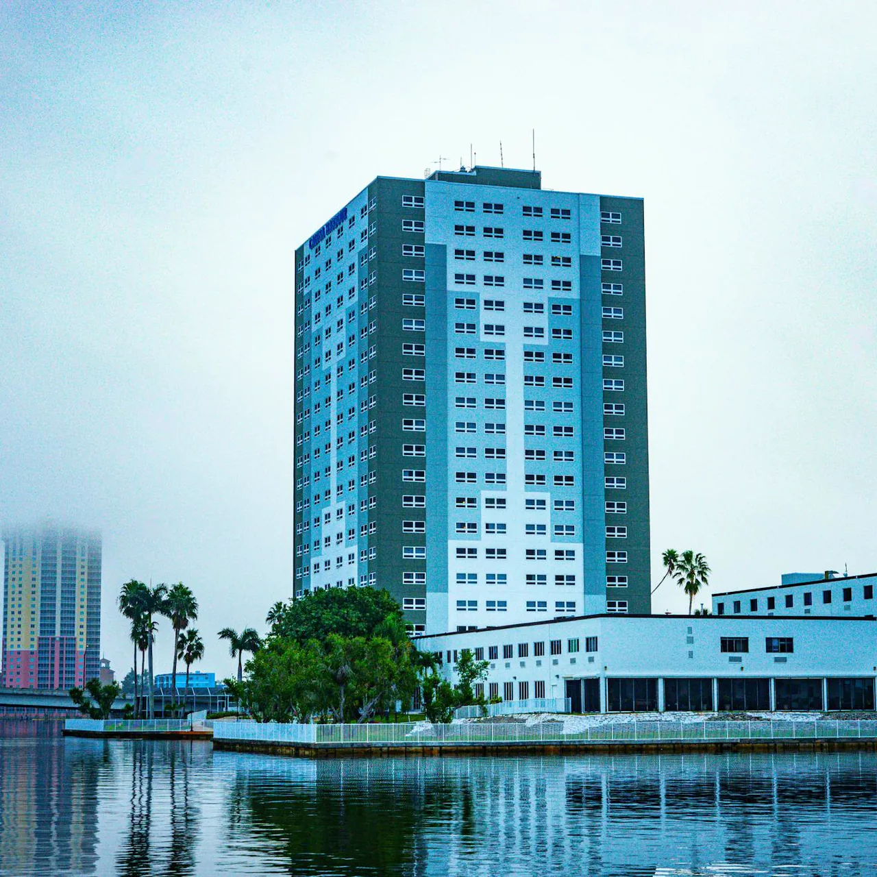 Fort Myers downtown waterfront along the Caloosahatchee River, Lee County Florida